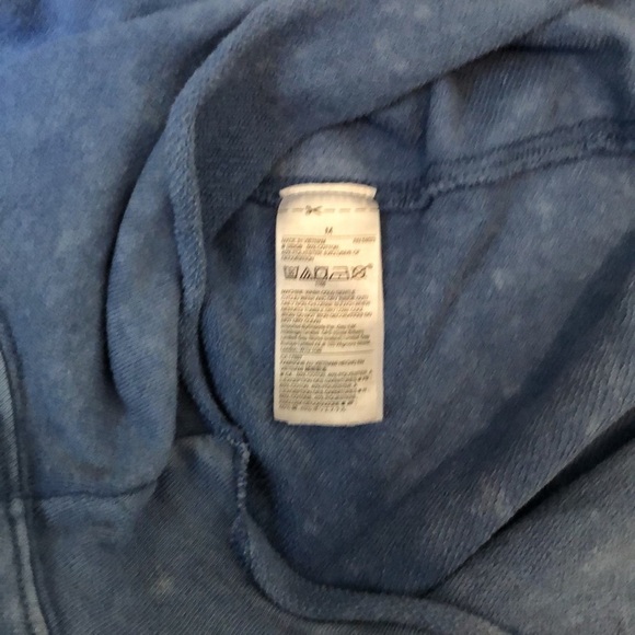 🎄 Gap fleece shorts  blue M EUC drawstring palm tree - Picture 4 of 4